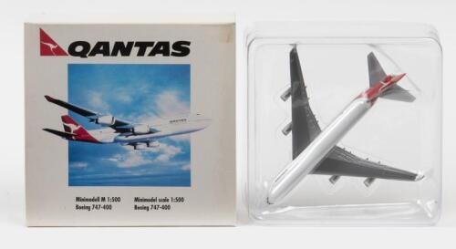 HERPA WINGS: A NOS 1:500 scale Herpa Wings Aircraft: Boeing 747 Qantas "Longreach" die-cast model