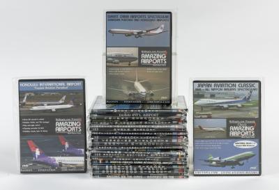 AIRCRAFT DVD'S: NOS Aircraft DVD's World Airport Series "Amazing Airports" Qty: approx 21