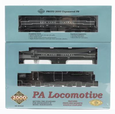 LOCOMOTIVES: A NOS sealed Proto 2000 Electric HO scale "New York Central" PA Locomotive #4201 & PB Locomotive #4301