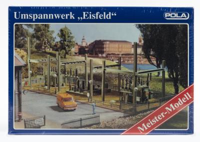 BUILDING KIT: A NOS Pola HO scale Transformer Station "Eisfeld" Sealed Model Kit