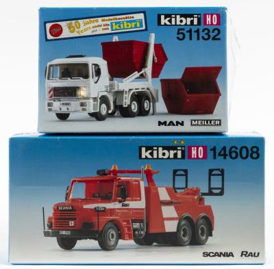 KIBRI: 2 NOS 'HO' scale Kibri vehicle sealed model kits