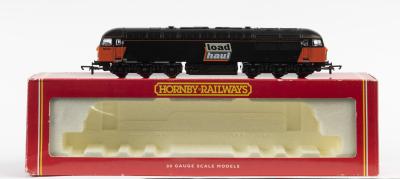 LOCOMOTIVE: A NOS Hornby Electric OO scale Class 56 Locomotive "Loadhaul" #56100