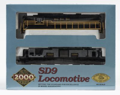 LOCOMOTIVE: A NOS sealed Proto 2000 Electric HO scale "Nickel Plate Road" SD9 Locomotive #340