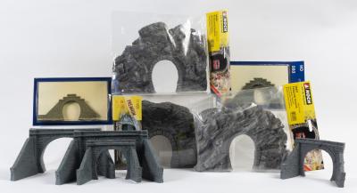 TUNNEL PORTALS: 9 NOS HO/OO scale Tunnel Portals from Faller/Noch/Pola and Model Scene