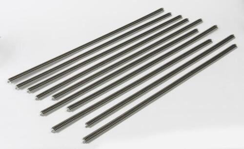 E-Z TRACK: 10 NOS Bachmann N scale E-Z Track 30" Straight Nickle Silver/Grey Roadbed