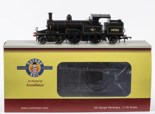 LOCOMOTIVE: A NOS OO scale Oxford Adams BR 1P 4-4-2 #30582 Late Crest Locomotive