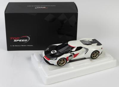 FORD: A NOS 1:18 scale Top Speed Ford GT 2021 Heritage Edition #98 Model