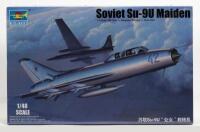 TRUMPETER: A NOS 1:48 scale Trumpeter Soviet Su-9U Maiden Aircraft Sealed Model Kit