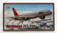 MINICRAFT: A NOS 1:144 scale Minicraft Boeing 757-200 "Northwest" Sealed Model Kit