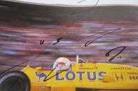 GRAND PRIX: 'Grand Prix Images' hardcover book by Autocourse. (18 F1 driver signatures including Arnoux, Boutsen, Senna) - 5