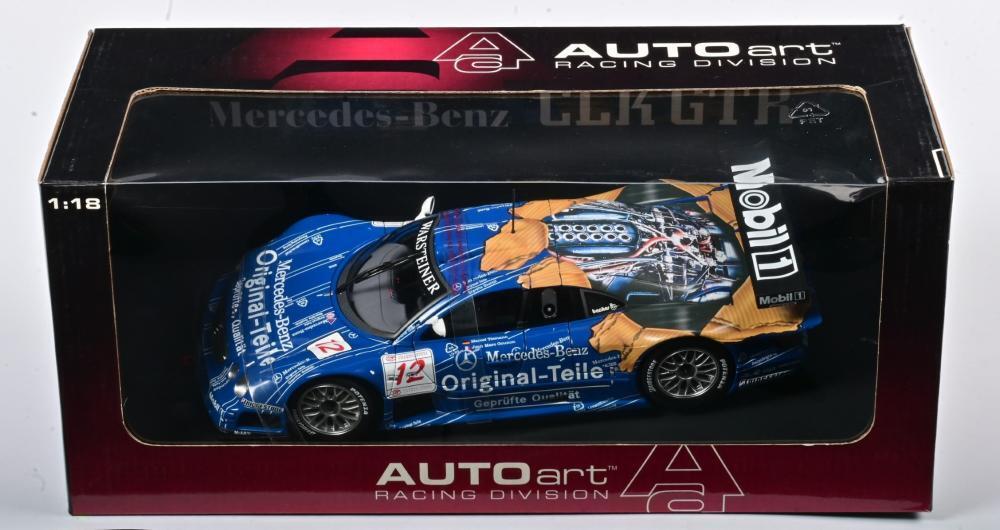 MERCEDES-BENZ: A NOS 1:18 scale Autoart Mercedes-Benz CLK GTR FIA