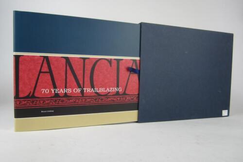 LANCIA: 'Lancia - 70 Years Of Trailblazing'. Authored and signed by Bruce Lindsay