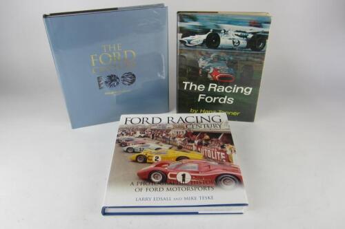 FORD: Three hardcover books detailing Ford history