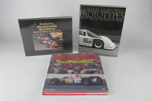 AMERICAN RACING: Three hardcover books covering American racing