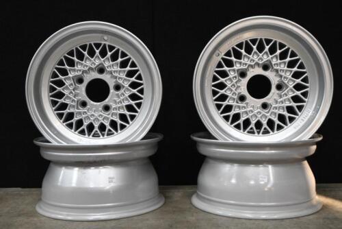 BMW BBS: A set of rare, original factory 14 inch&nbsp;BMW MAHLE-BBS&nbsp;wheels (7J x 14H2). Silver