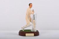 DON BRADMAN: A 1:9 scale limited edition cold cast porcelain resin figure of Don Bradman&nbsp;