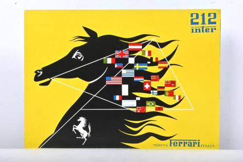 212: 1953 212 Inter sales brochure. Rare.