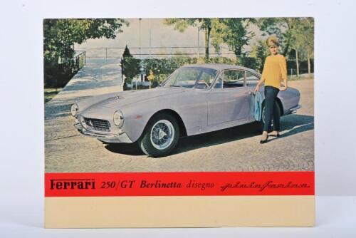 250 GT BERLINETTA: A circa 1963 Ferrari 250 GT Berlinetta brochure