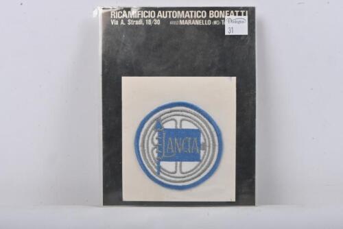 LANCIA: A 'LANCIA' cloth badge by RICAMIFICIO AUTOMATICO BONFATTI