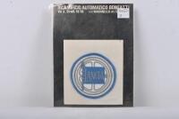 LANCIA: A 'LANCIA' cloth badge by RICAMIFICIO AUTOMATICO BONFATTI
