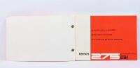 275 GTB4: An original 1967 Ferrari 275 GTB4 pininfarina SPARE PARTS CATALOGUE - 2