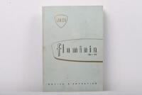 FLAMINIA: An original 1963 Lancia flaminia 10-11 'NOTICE D'ENTRETIEN' - Instruction Book. French text