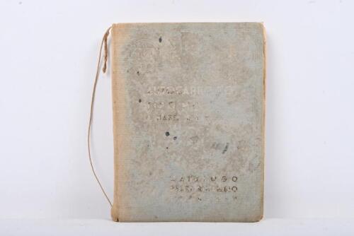LANCIA RO MILITARE: An original and rare 1936 edition of 'AUTOCARRO RO TIPO MILITARE A NAFTA E A BENZINA' CATALOGO PEZZI RICAMBIO' (Parts Catalogue)