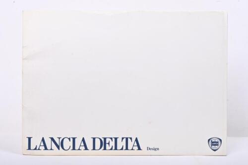 DELTA: A 1979 'LANCIA DELTA design' sales brochure