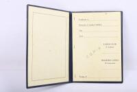 LANCIA: A 'REGISTRO LANCIA CERTIFICATO D'IDENTITA' Lancia Club Identity document - 2