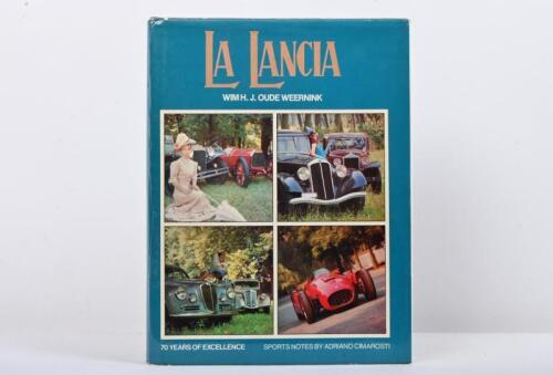 LA LANCIA: 'LA LANCIA' hardcover book by Wim H. J. Oude Weernink