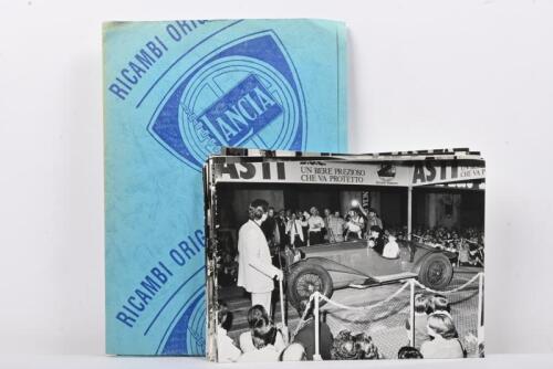 LANCIA: A quantity of black and white photographs of Lancia's and Australian Lancia Club members. Pictures appear to be from event held at/for 'CAMPIONE D'ITALIA CASIN&Atilde;&rsquo; D'EUROPA'