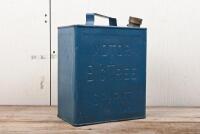 BIG TREE: A Big Tree Motor Spirit two imperial gallon petroleum can, painted in blue with original brass cap - 3