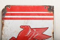 PLUME: A circa 1930-50s "Plume" enamelled tin sign, oxidisation to corners - 2