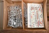 DRAGSTERS: Two dragster model kits, a Revell 1:16 scale model kit of Jeb Allen's Praying Mantis and a 1:24 scale model kit of three dragsters, completeness unknown - 4