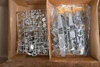 DRAGSTERS: Two dragster model kits, a Revell 1:16 scale model kit of Jeb Allen's Praying Mantis and a 1:24 scale model kit of three dragsters, completeness unknown - 5