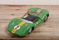 LOTUS: A circa 1960s Tamiya electric track model of a Lotus, 17cm long - 2