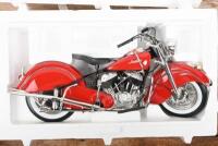 INDIAN: A Guiloy 1:6 scale die-cast model of a 1948 Indian Chief 348 - 2