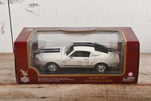 SHELBY: A 1:18 scale Road Legends 1968 Shelby GT500KR diecast model