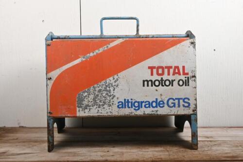 OIL BOTTLE STAND: A Total double sided oil bottle holder, 48cm high, 54cm wide, 34cm deep