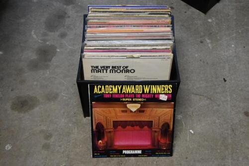 VINYL RECORDS: A collection of approximately one hundred vintage records from various artists
