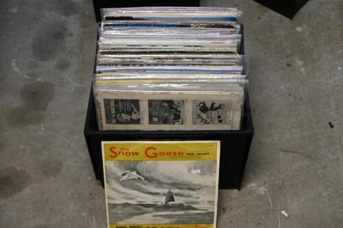 VINYL RECORDS: A collection of approximately one hundred vintage records from various artists