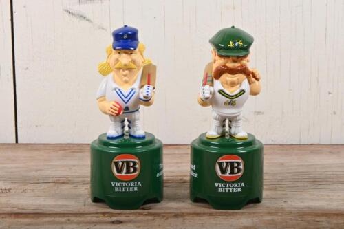 BOON & BOTHAM: Two 'Victorian Bitter' figurines, one of David Boon and one of Ian Botham