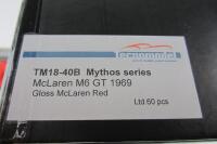 McLAREN: A 1:18 scale Tecnomodel Mythos 1969 McLaren M6 GT. L.E of 60 - 12