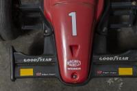 CHILDS CAR: An impressive Italian "Toys Toys" children's battery powered toy car of Alain Prost's 1990 Ferrari F1-90, steel chassis framework with moulded plastic body panels, electric motor, approx 210cm long - 3