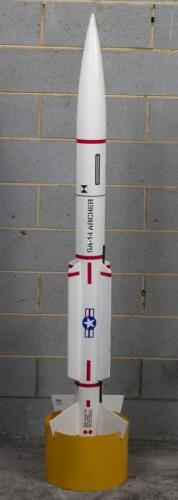 ROCKET: A working model of an SA-14 Archer&nbsp;surface-to-air missile featuring laser-cut plywood fins, colorful detailed self adhesive decals, a laser-cut slotted main body tube, plywood centering rings, a plastic nose cone, and the Gorilla shock cord system
