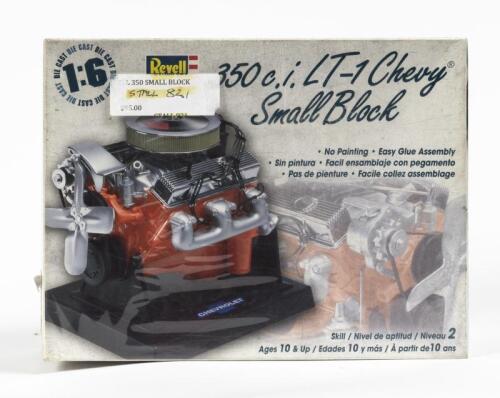 SMALL BLOCK: A Revell 1:6 scale die-cast model of a 350ci LT-1 Chevy Small Block, NIB