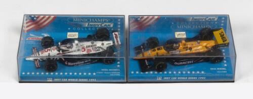 INDYCAR: Two 1:43 scale models of Indy Cars