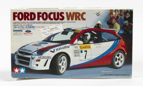 FORD: A Tamiya 1:24 scale model kit for a Ford Focus WRC, unknown completeness