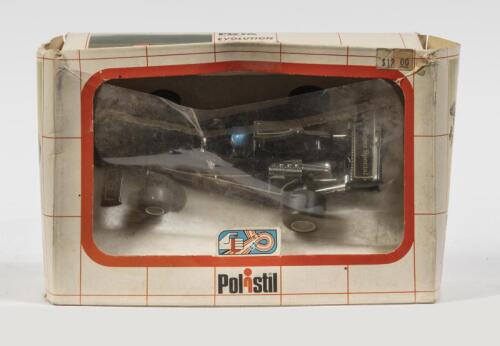 A 1:32 scale Polistil electricity driven model of a Lotus F1 car, loose in original box
