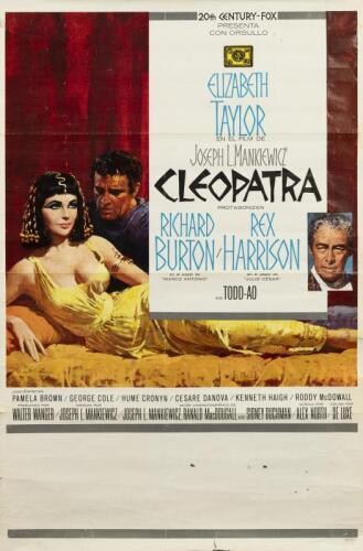 CLEOPATRA: An original Spanish movie poster for Cleopatra, 104 x 69cm